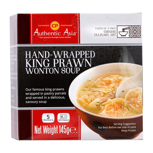 Authentic Asia Hand-Wrapped King Prawn Wonton Soup