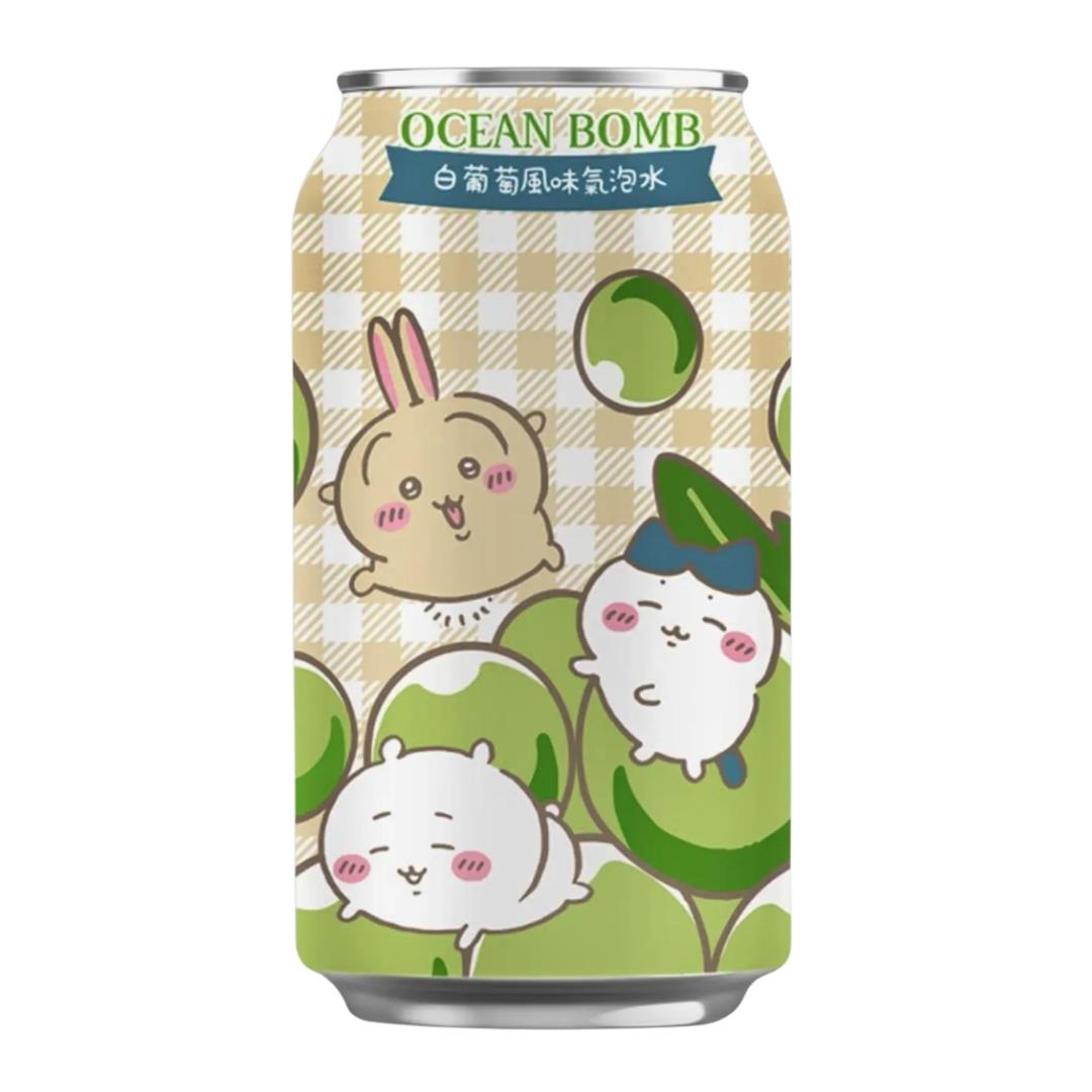 Ocean Bomb Chiikawa Sparkling Water (White Grape Flavour) 白葡萄風味氣泡水