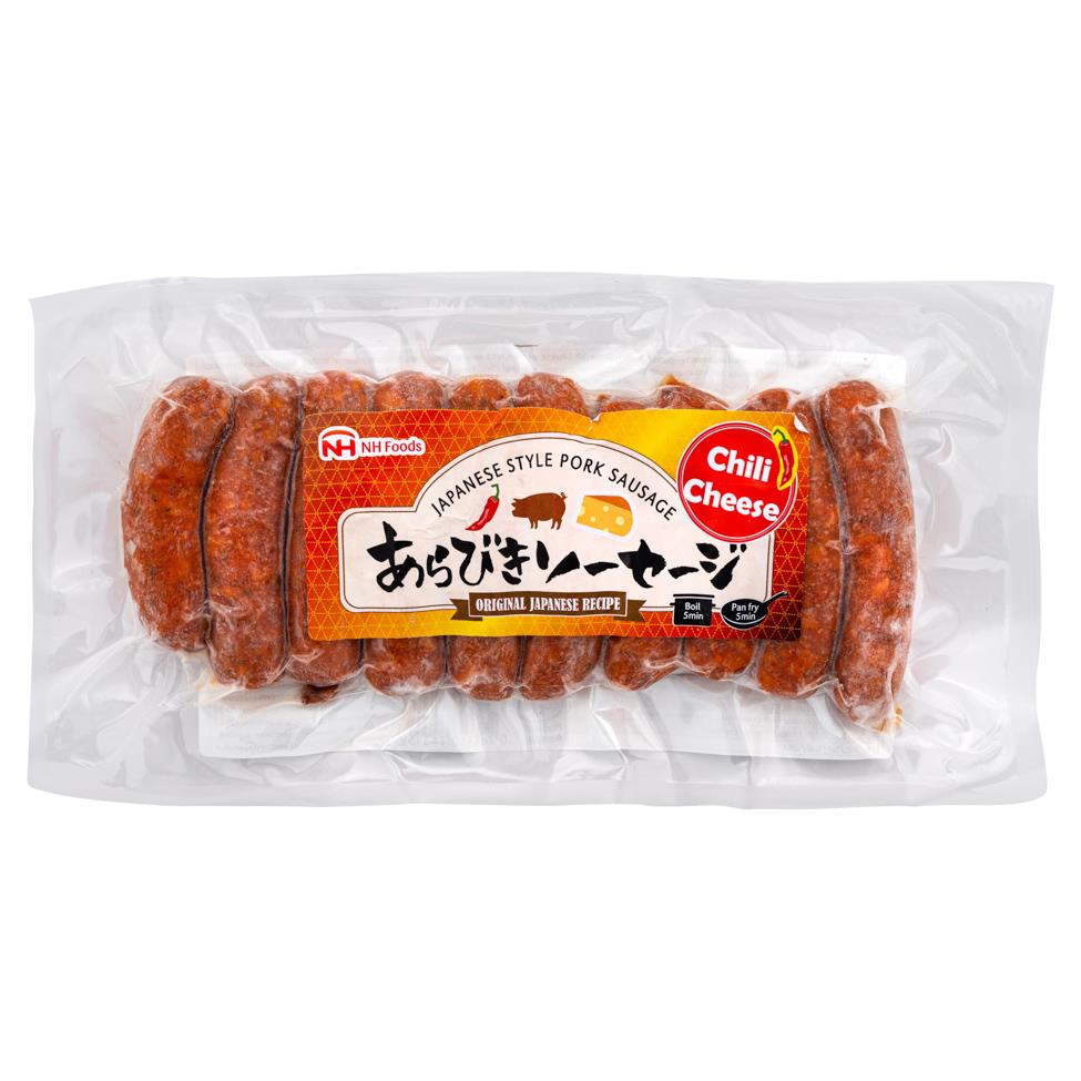 日本火腿日式風味豬肉香腸(辣椒起司)