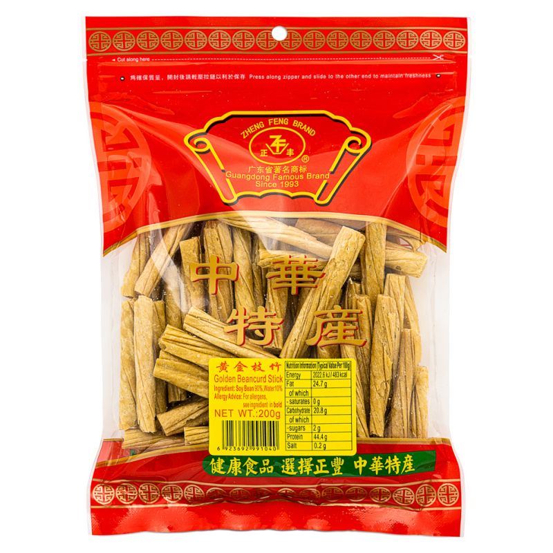 Zheng Feng Golden Beancurd Stick 正豐 黃金枝竹