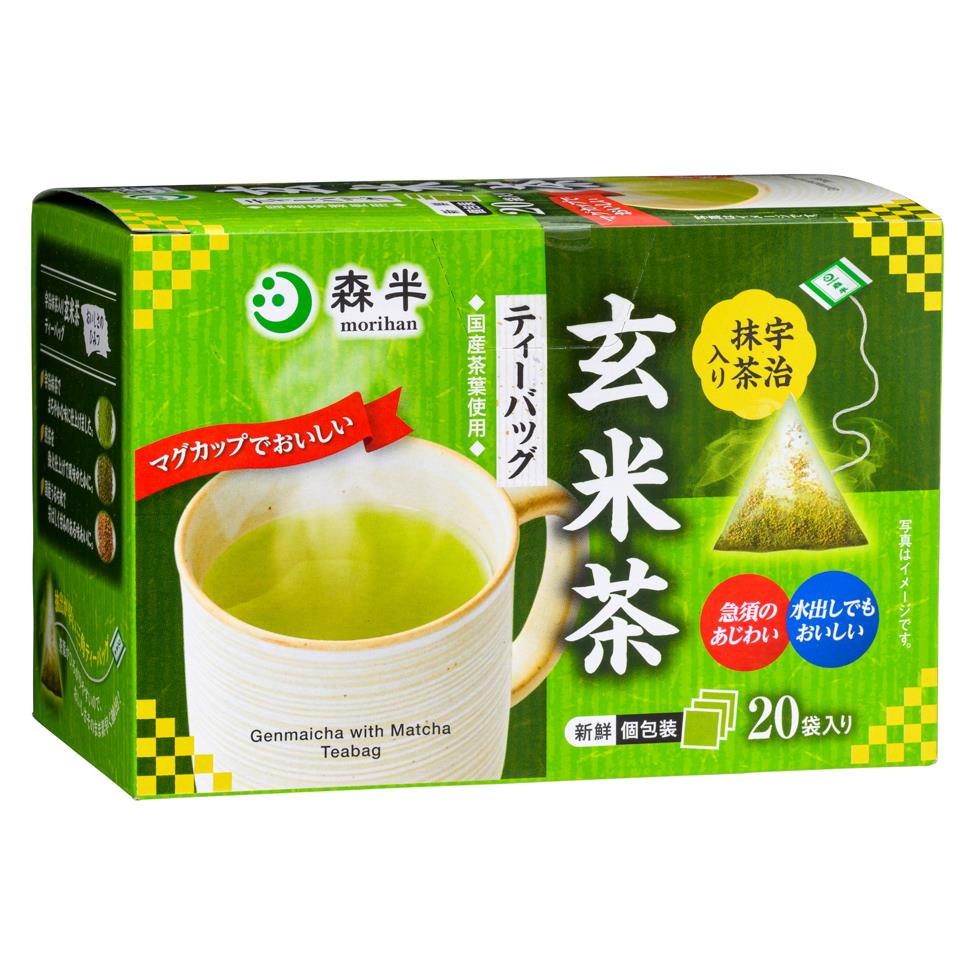 共荣制茶森半宇治抹茶玄米茶包