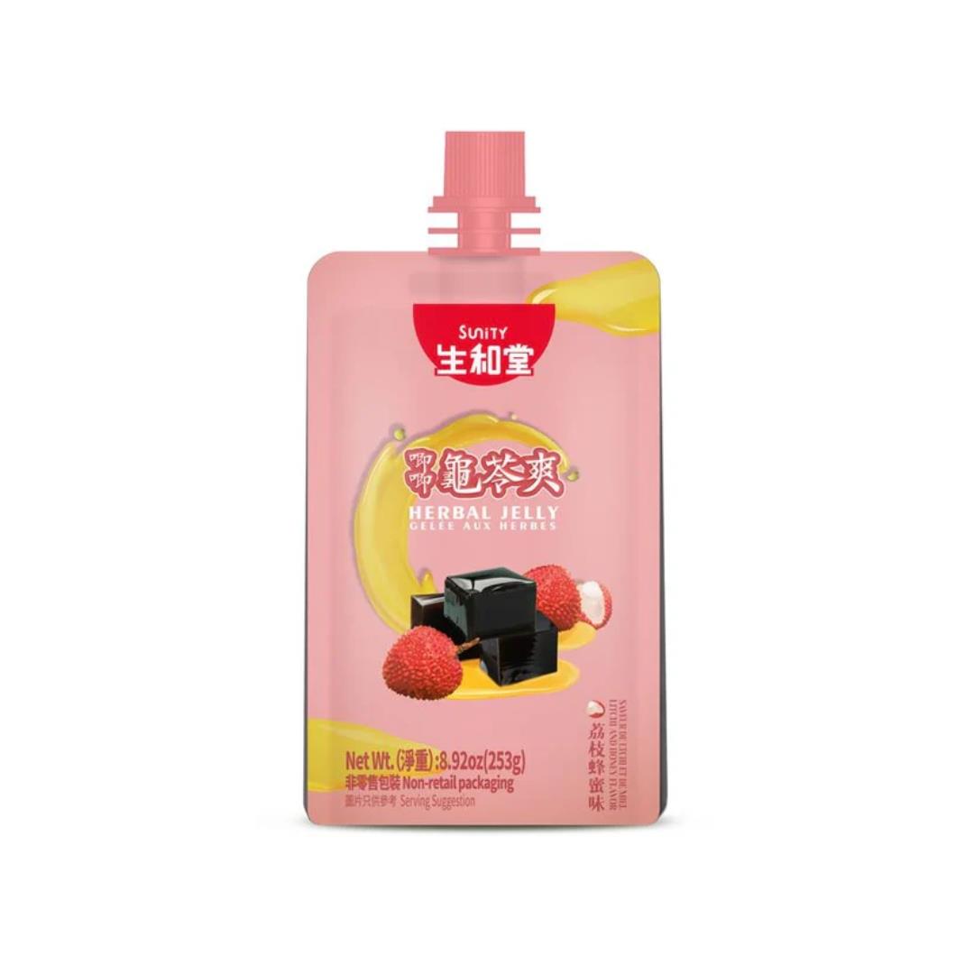 Sunity Herbal Jelly Drink (Litchi & Honey) 生和堂 唧唧龜苓爽 (荔枝蜂蜜)