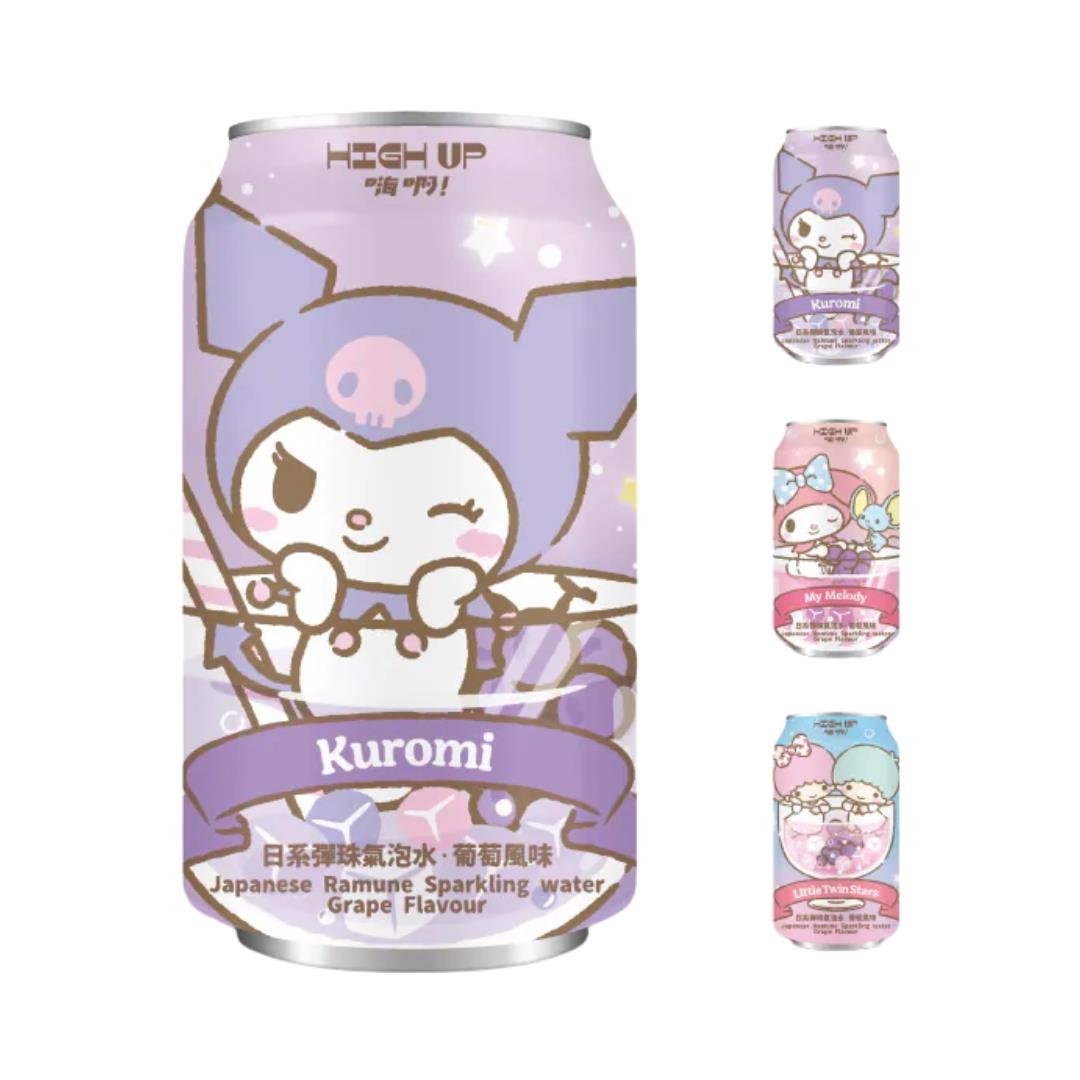 High Up! Sanrio Ramune Sparkling Water (Grape Flavour) (Random Character) 嗨啊! 三麗鷗日系彈珠汽水 (葡萄風味) (隨機角色)