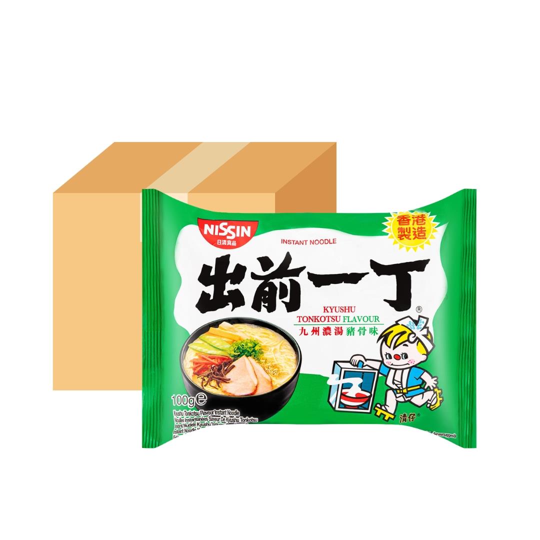 Nissin Kyushu Tonkotsu Flavour Instant Noodles (Case of 30) 出前一丁 九州濃湯豬骨味即食湯麵 (30包)