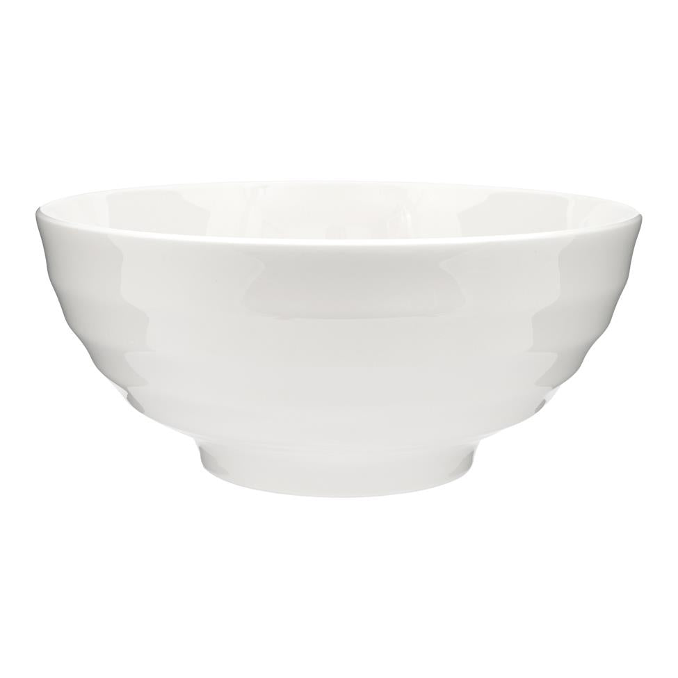 White Ceramic Ramen Bowl 8"