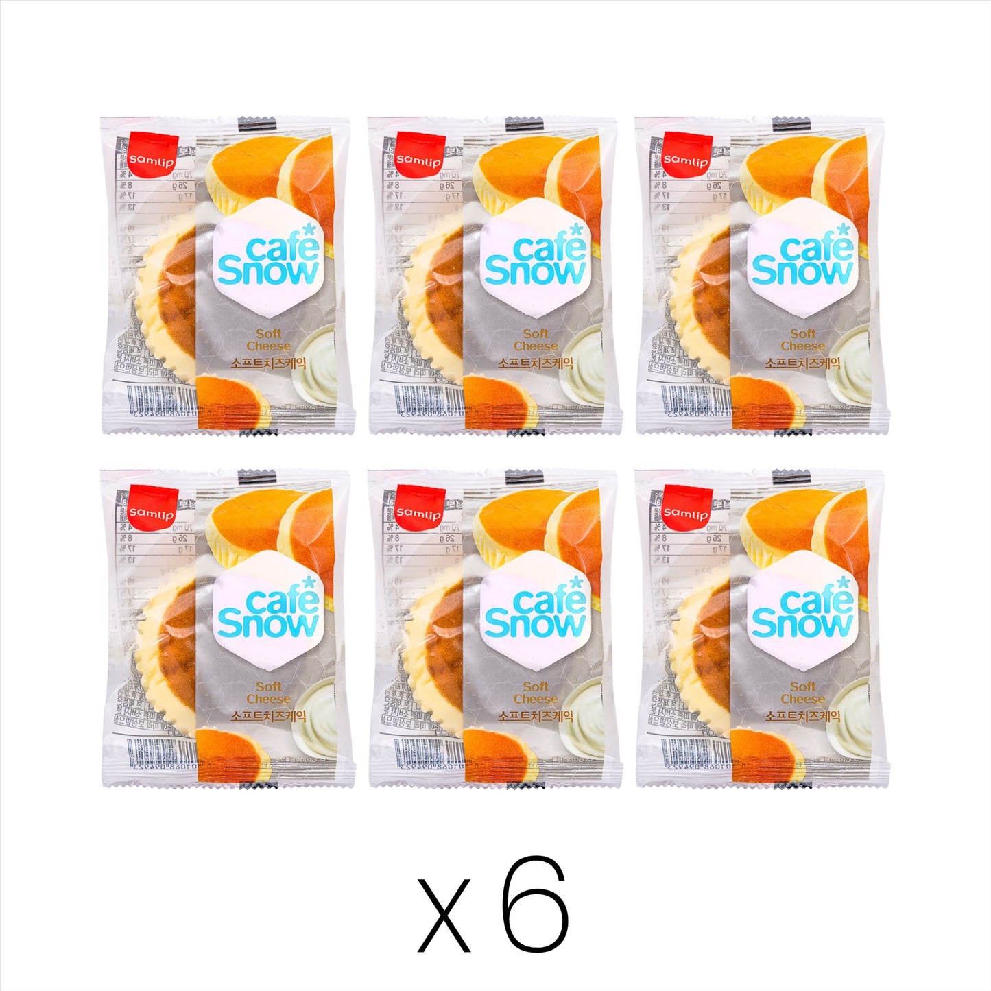 Samlip Cafe Snow Cheesecake (Original) (Bundle of 6)