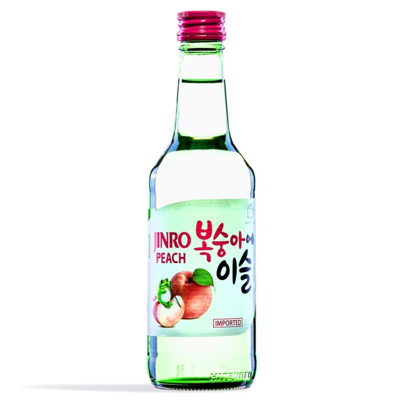 真露桃燒酒 복숭에 Been슬 (ABV 13%)