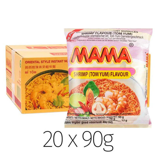 Mama Oriental Style Instant Noodles (Shrimp Tom Yum Flavour) Jumbo Pack (20 pcs)