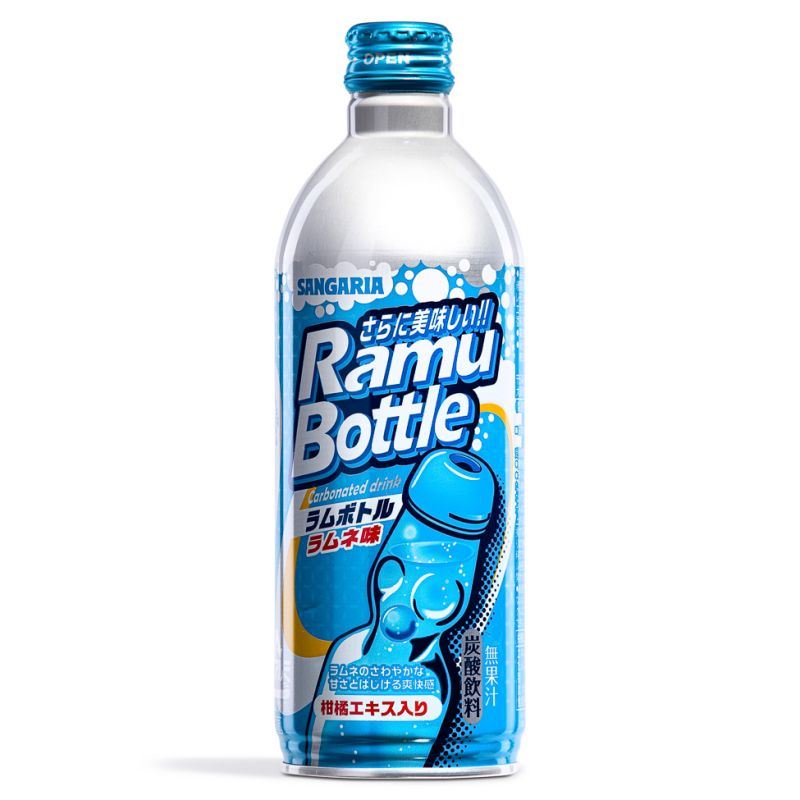 Sangaria Ramu 寶特瓶碳酸飲料 彈珠汽水風味