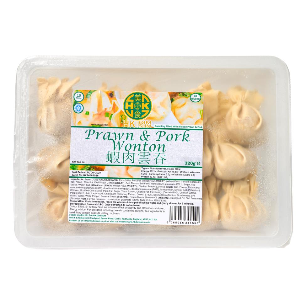 HK Dim Sum Prawn & Pork Wonton 香港點心 蝦肉雲吞