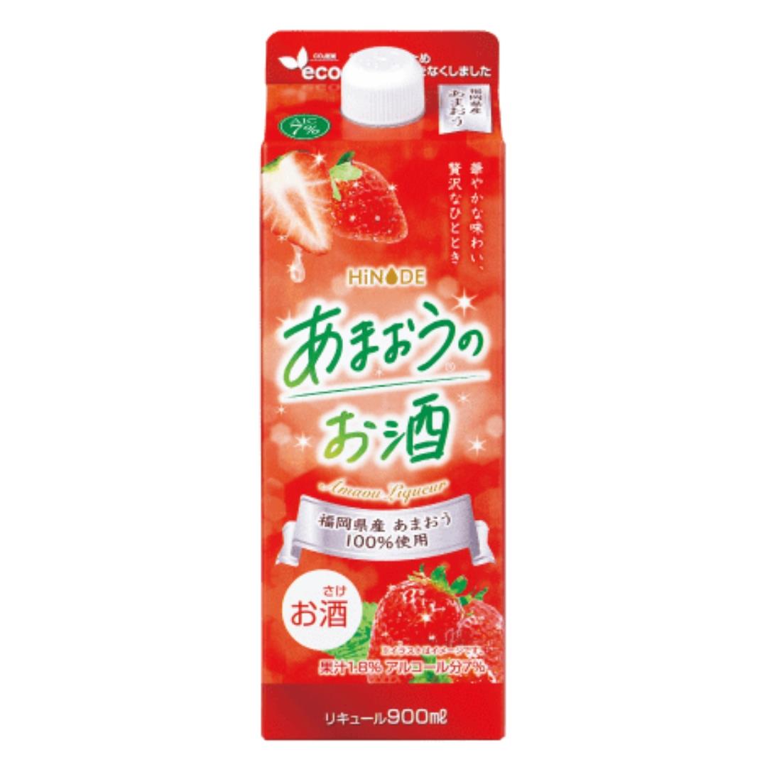 HiNODE Amaou Strawberry Liquor あまおうのお酒 (ABV 7.5%)