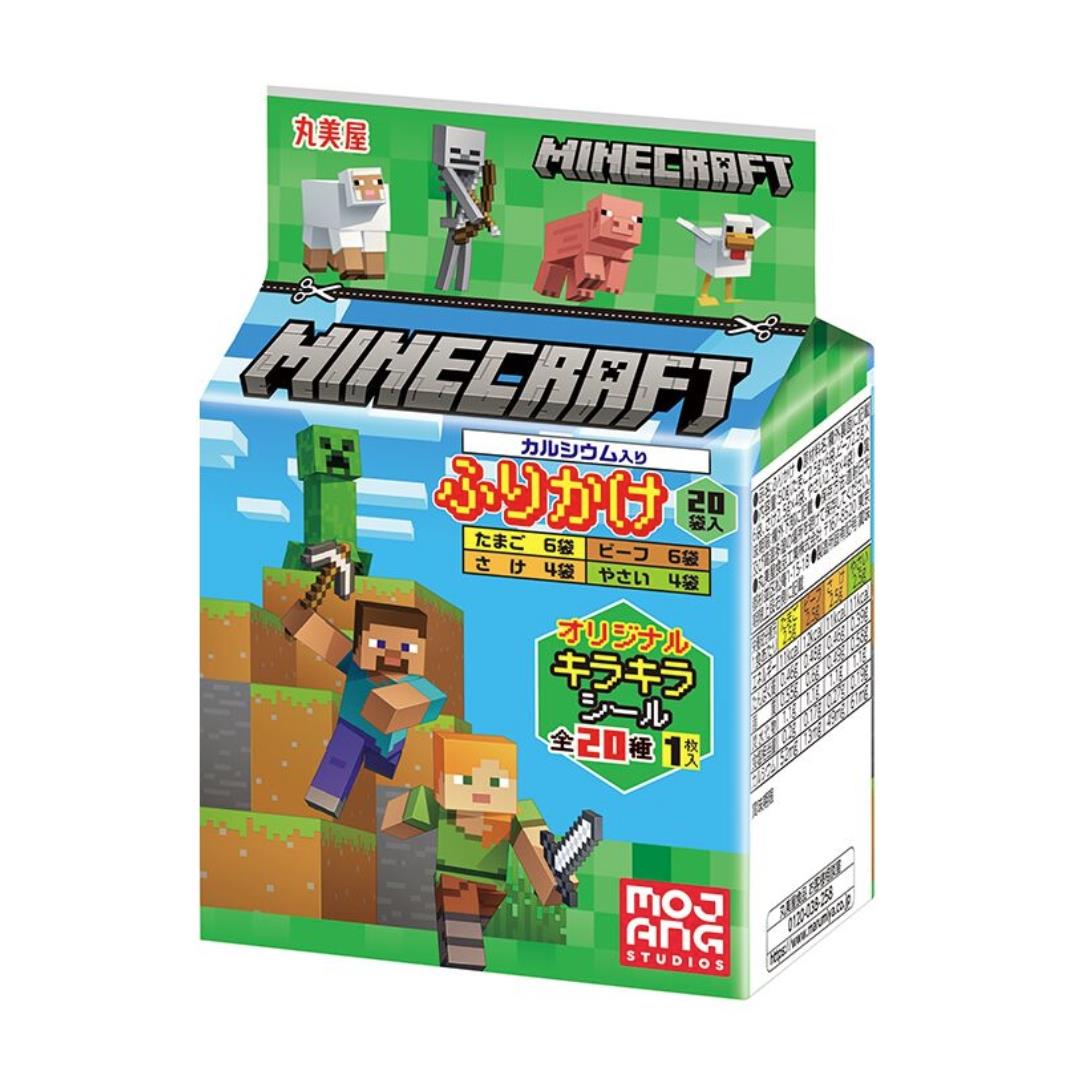 Marumiya Minecraft Furikake Rice Seasoning Mini Pack (4 Flavours) マインクラフト ふりかけ ミニパック (20袋入)