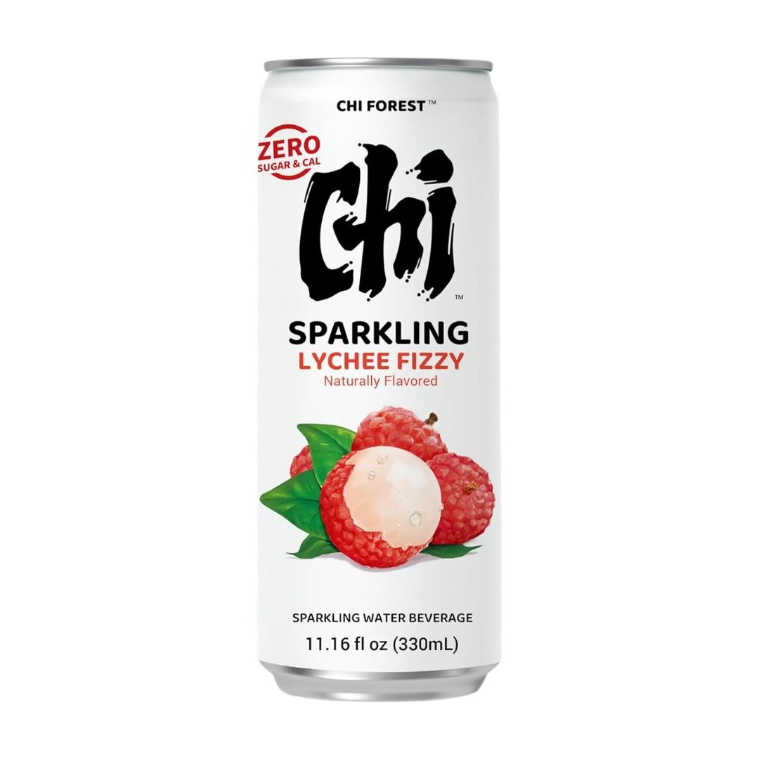 Genki Forest Sparkling Water Can (Lychee Fizzy Flavour) 元氣森林氣泡水 荔枝味 (罐裝)