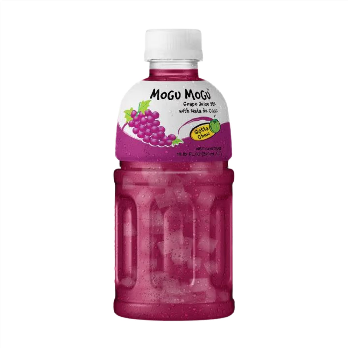 Mogu Mogu Grape Flavored Drink with Nata De Coco