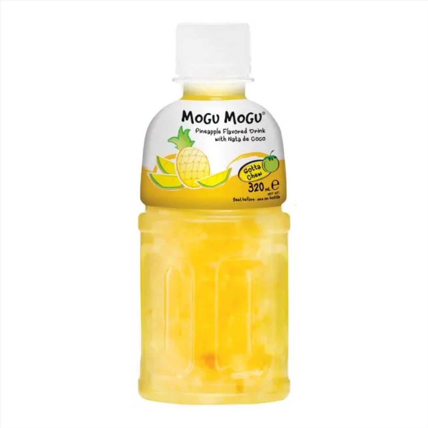 Mogu Mogu Pineapple Flavored Drink with Nata De Coco