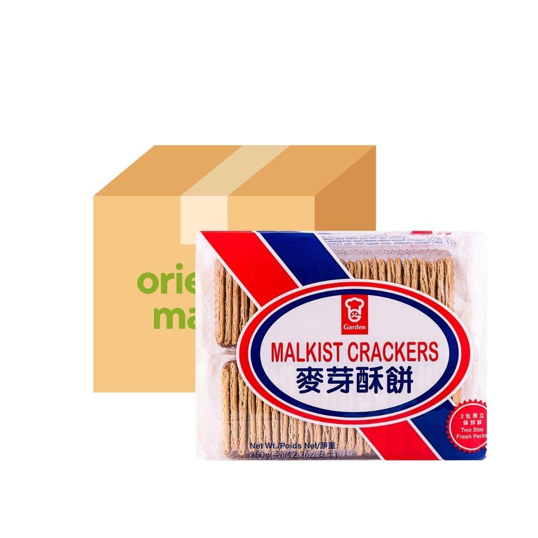 Garden Malkist Crackers (Case of 12) 嘉頓 麥芽酥餅 (12包)