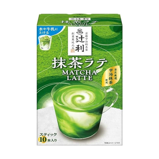 Tsujiri Matcha Latte (10 Sachets) 辻利 抹茶ラテ (10 本入)