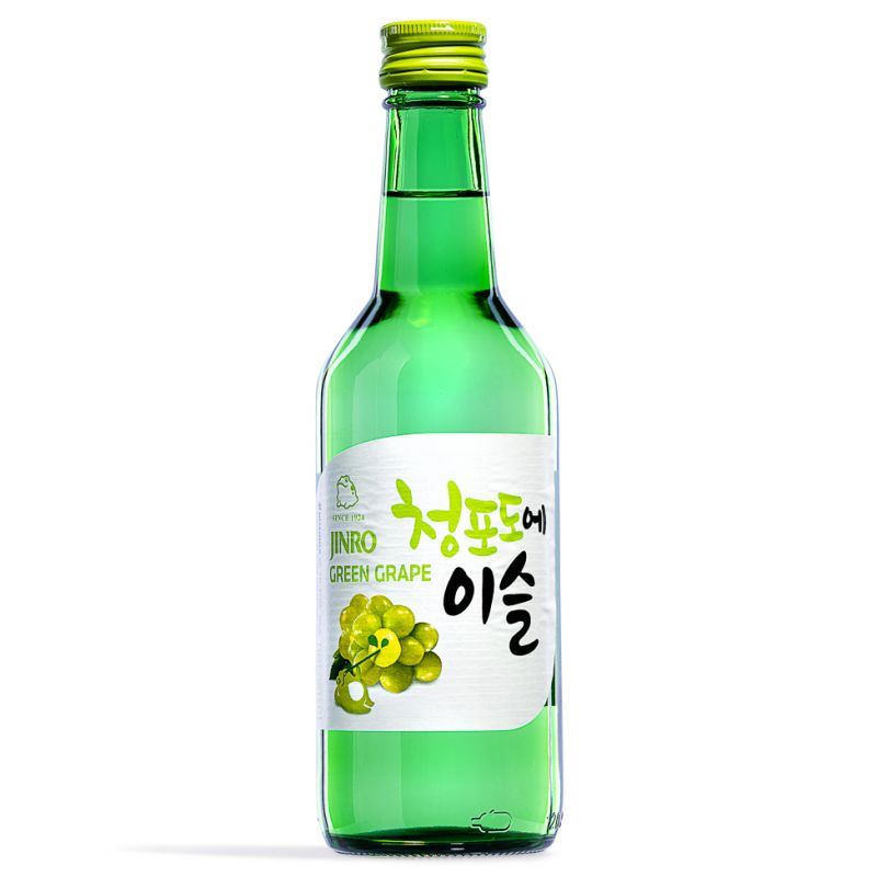 真露葡萄燒酒청포도에기슬 (ABV 13%)