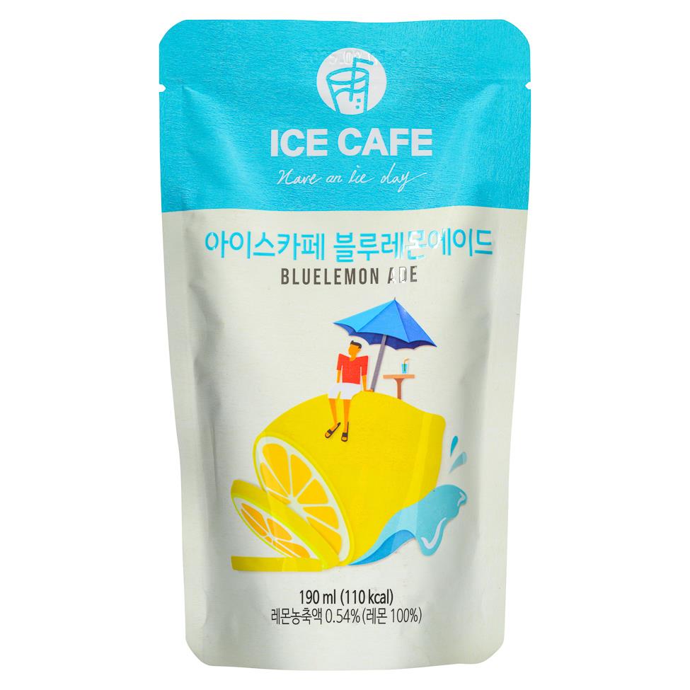 Ice Cafe Blue Lemonade Iced Tea Pouch Drink 아이스카페 블루레모네이드