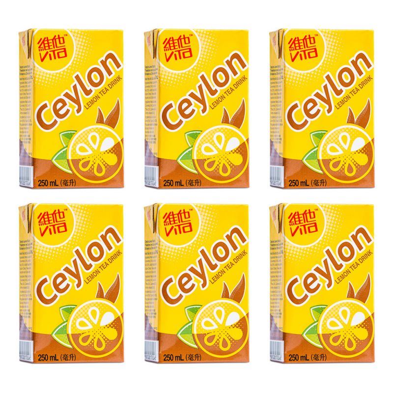 Vita Ceylon Lemon Tea Drink (6pk) 維他 錫蘭檸檬茶 (6包裝)