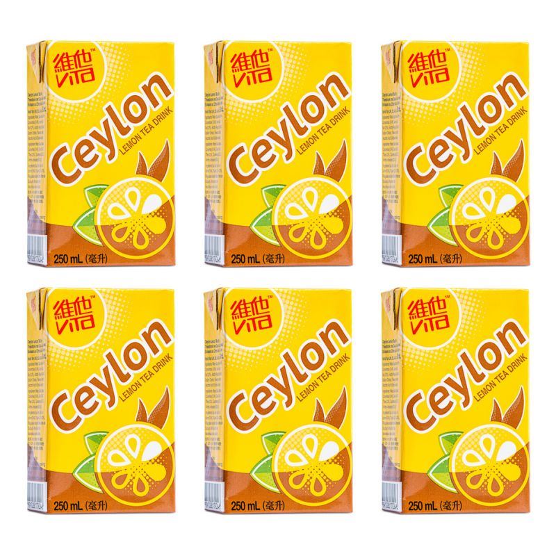 Vita Ceylon Lemon Tea Drink (6pk) 維他 錫蘭檸檬茶 (6包裝)