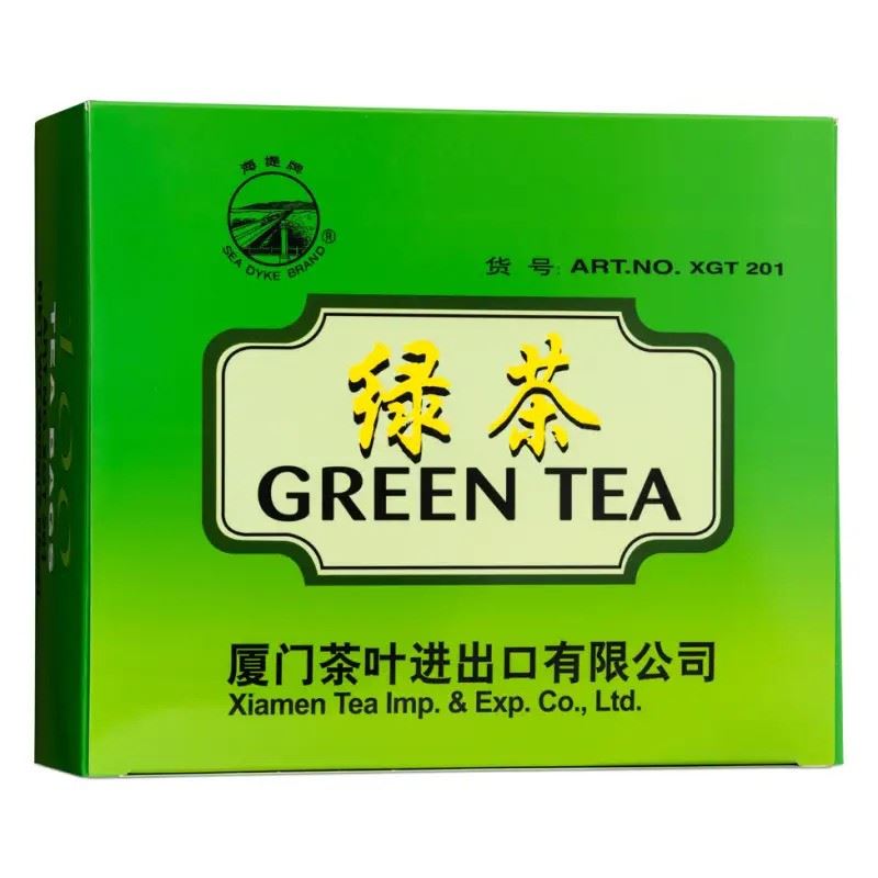 Sea Dyke Brand Green Tea Bags (100 Tea Bags) 海堤牌 綠茶 (100包)