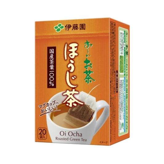 Itoen Oi Ocha Hojicha Roasted Green Tea Eco Tea Bag 伊藤園 お～いお茶 エコティーバッグ ほうじ茶 (20袋入)