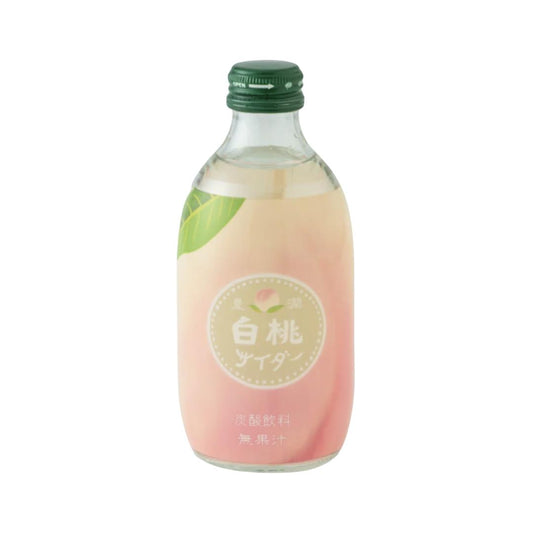 友桝白桃氣水 豐潤白桃サイダー
