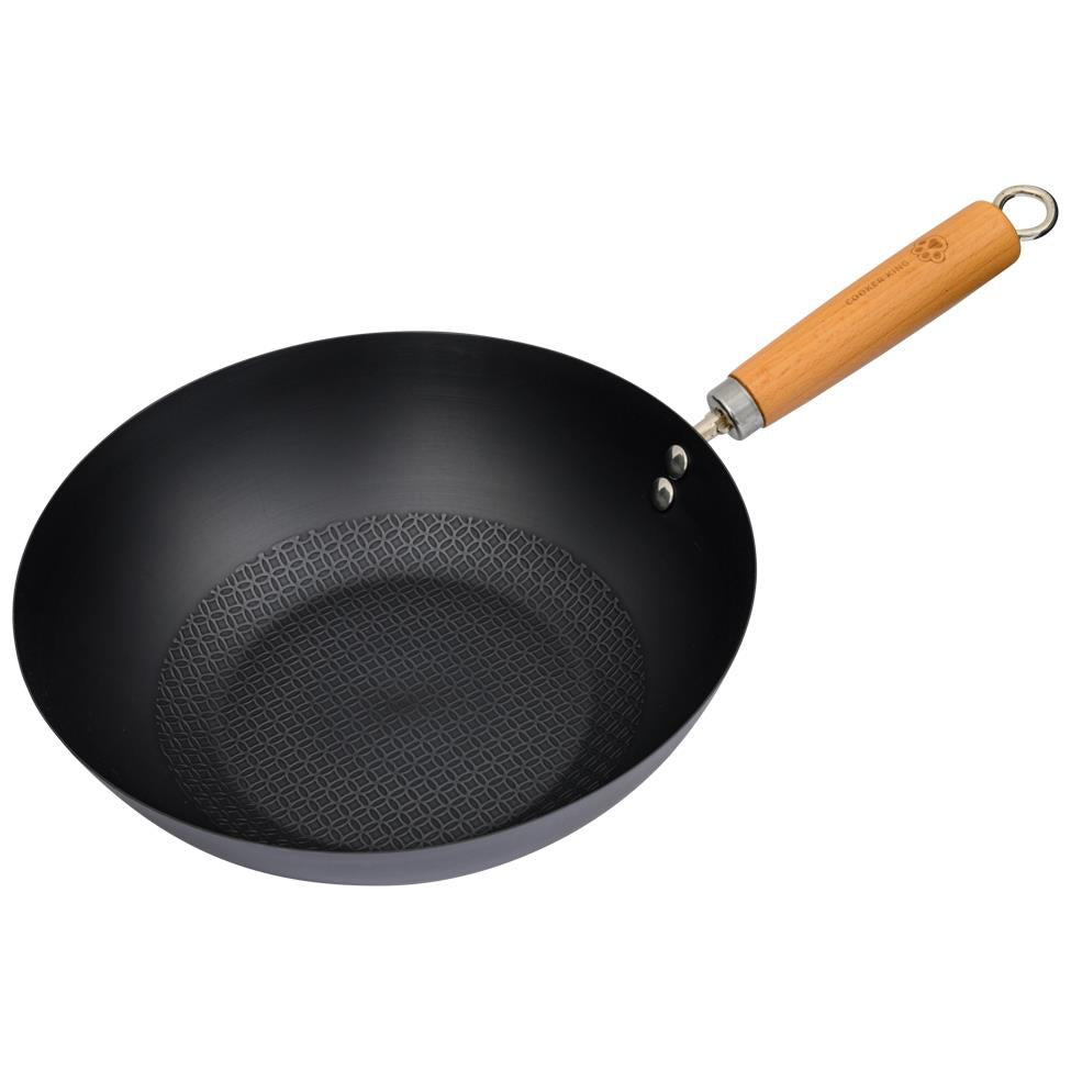 Cooker King Iron Wok with Cover 28cm 炊大皇 喵喵鐵炒鍋