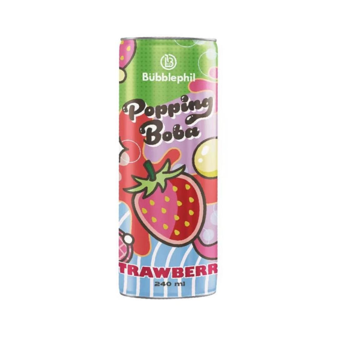 Bubblephil Sparkling Popping Boba (Strawberry Yogurt) - Best Before: 23/10/2026