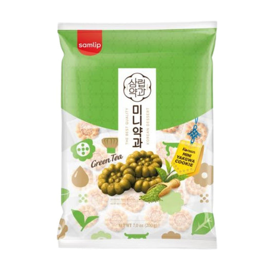 Samlip Mini Yakgwa Cookie (Green Tea) 三立藥果 迷你藥果 綠茶味