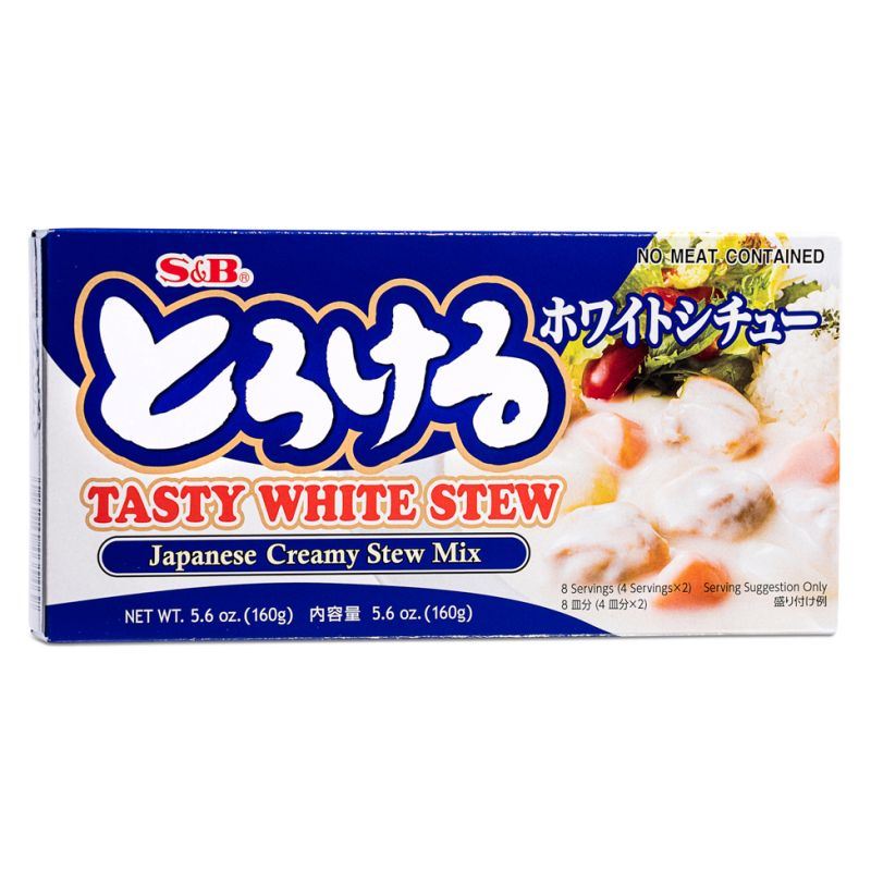 S&B Tasty White Stew Japanese Creamy Stew Mix とろけるホワイト シチュー