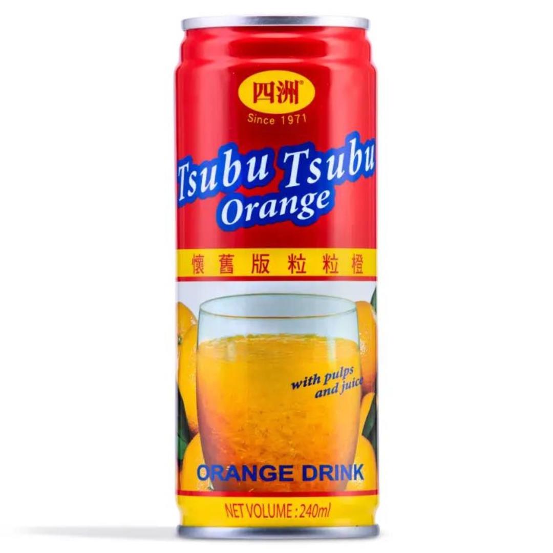 Tsubu Tsubu Orange with Pulps and Juice Drink 懷舊版粒粒橙