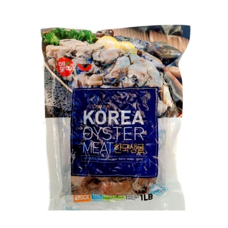 Allgroo Frozen Korean Oyster Meat (Block) 한국생굴