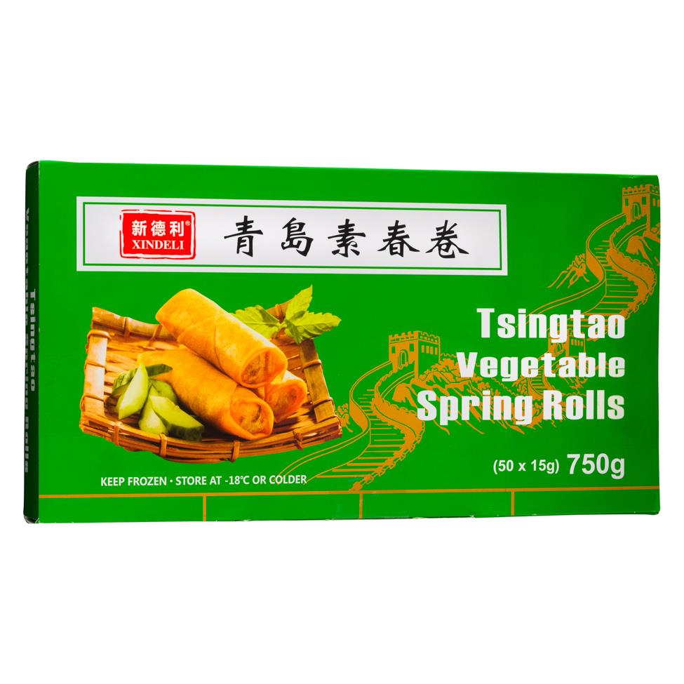 Xindeli Tsingtao Vegetable Spring Rolls 新德利 青島素春卷