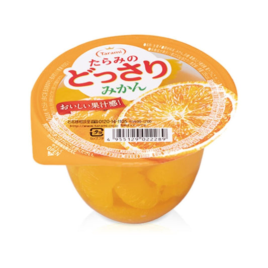 Tarami No Dossari Fruit Jelly with Orange Chunks たらみのどっさり シリーズ (みかん)