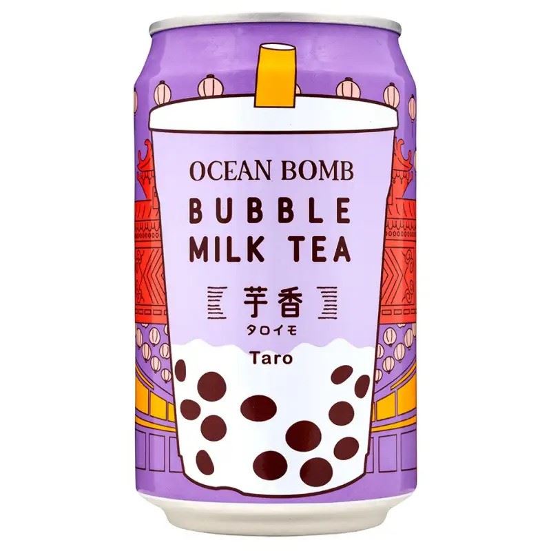 Ocean Bomb Bubble Milk Tea (Taro) 芋香珍珠奶茶