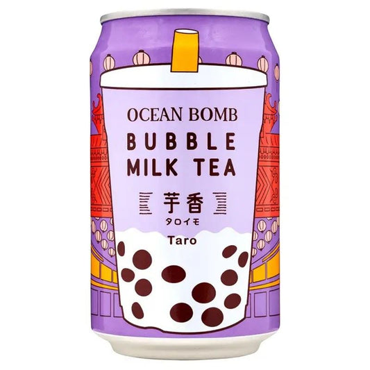 Ocean Bomb Bubble Milk Tea (Taro) 芋香珍珠奶茶