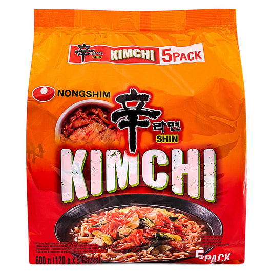 Nongshim Shin Kimchi Ramyun Noodle Multipack 農心 泡菜辛拉麵 5包裝