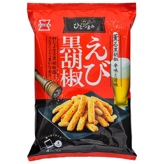 Iwatsuka Hitotsumami Rice Cracker (Shrimp & Black Pepper Flavour)