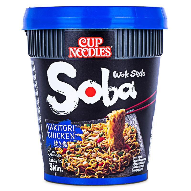 Nissin Wok Style Soba Cup Noodles (Yakitori Chicken)