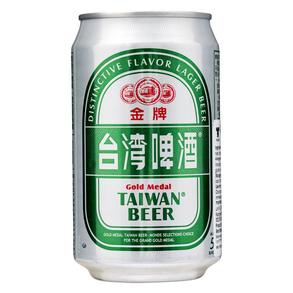 Gold Medal Taiwan Beer 金牌台灣啤酒 (ABV 5%)