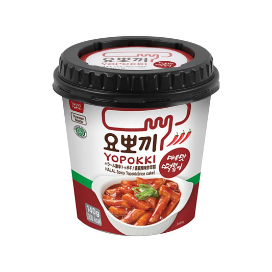 Young Poong Yopokki Halal Spicy Topokki (Rice Cake) Cup 清真辣味炒年糕 (杯) - Best Before: 15/10/2026
