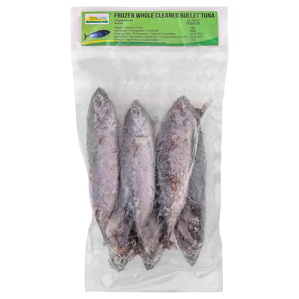 Kim Son Frozen Whole Cleaned Bullet Tuna 雙鰭舵鰹 1kg