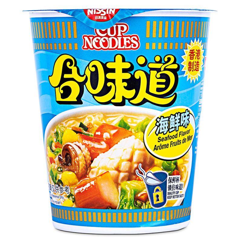 Nissin Cup Noodles (Seafood Flavour) (Case of 24) 合味道 海鮮味杯麵 (24杯)