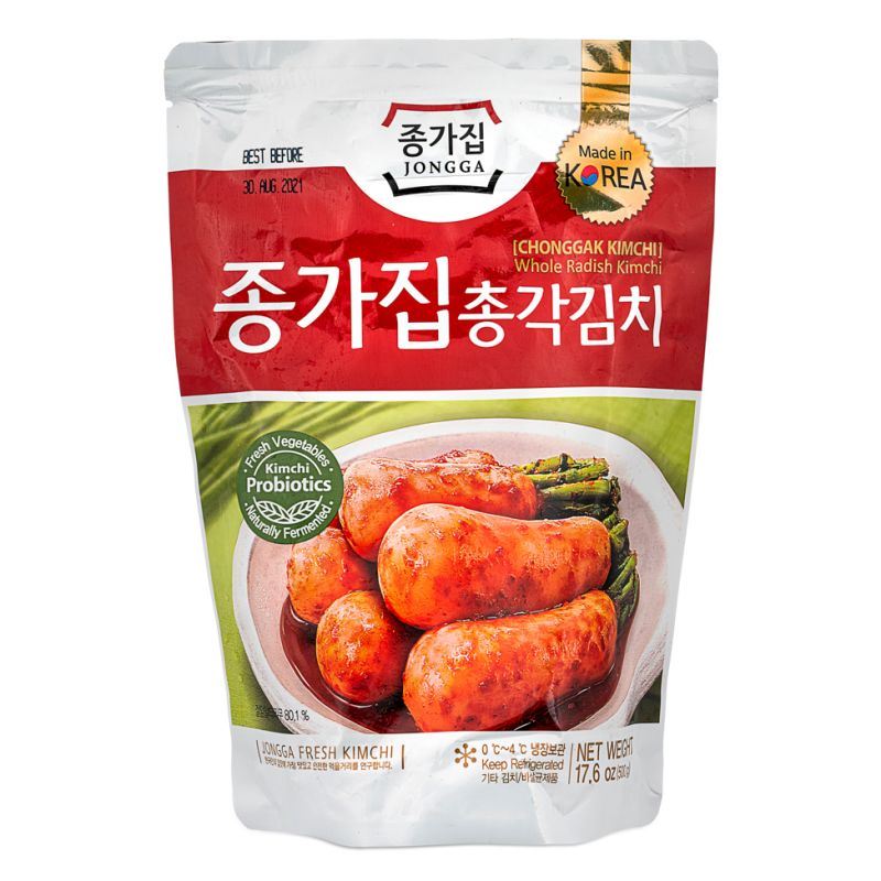 Jongga Chonggak Whole Radish Kimchi 종가집 총각김치