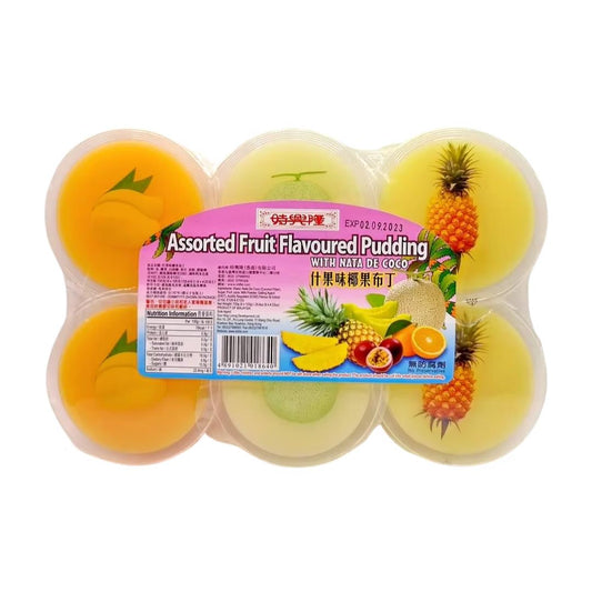 Sze Hing Loong Assorted Fruit Pudding with Nata De Coco 時興隆 什果味椰果布丁