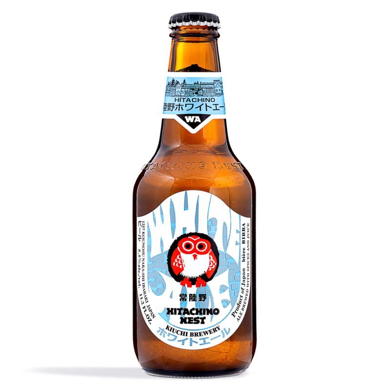 Hitachino Nest Kiuchi Brewery White Ale 常陸野 ホワイトエール (ABV 5.5%)