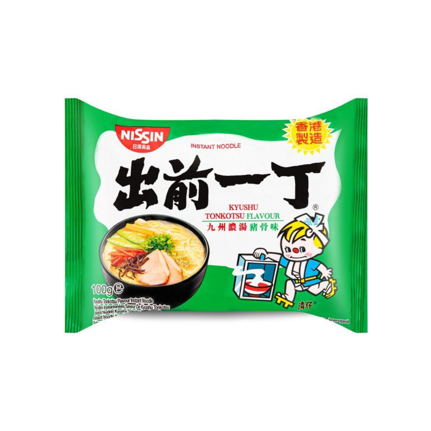 Nissin Kyushu Tonkotsu Flavour Instant Noodles 出前一丁 九州濃湯豬骨味即食湯麵