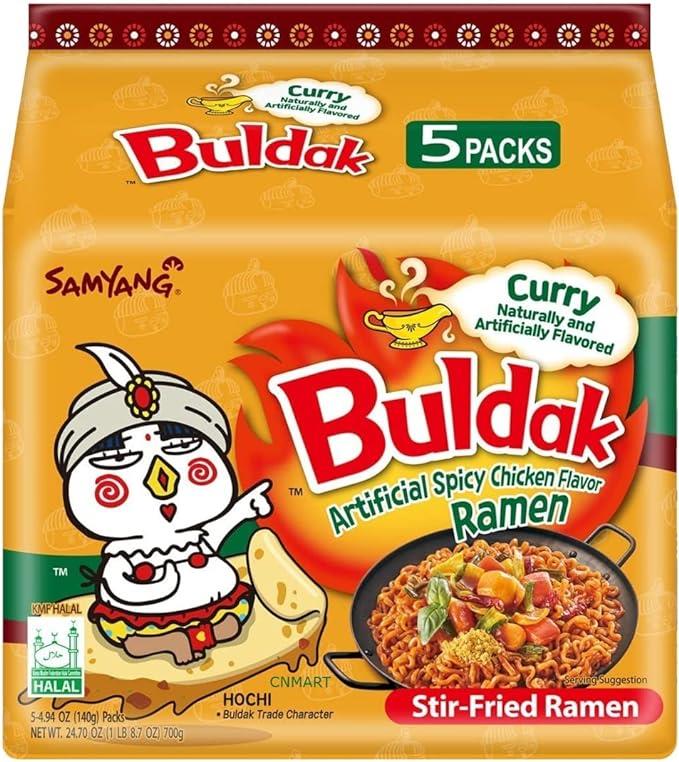 三养火鸡面（咖喱味）多连包（5包）불닭볶음면